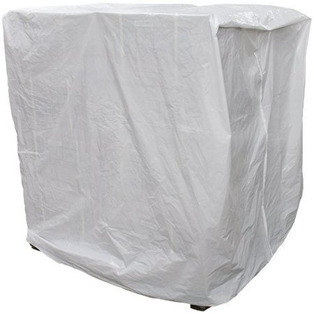 THE BRUSH MAN 148”X 76” (4’ X 8’) Pallet Cover (White) COVER 4X8-WHI